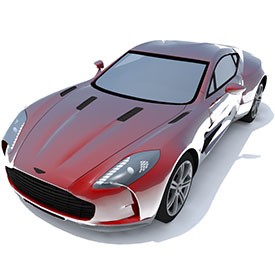 Aston Martin One-77 2010 3D Object | FREE Artlantis Objects Download